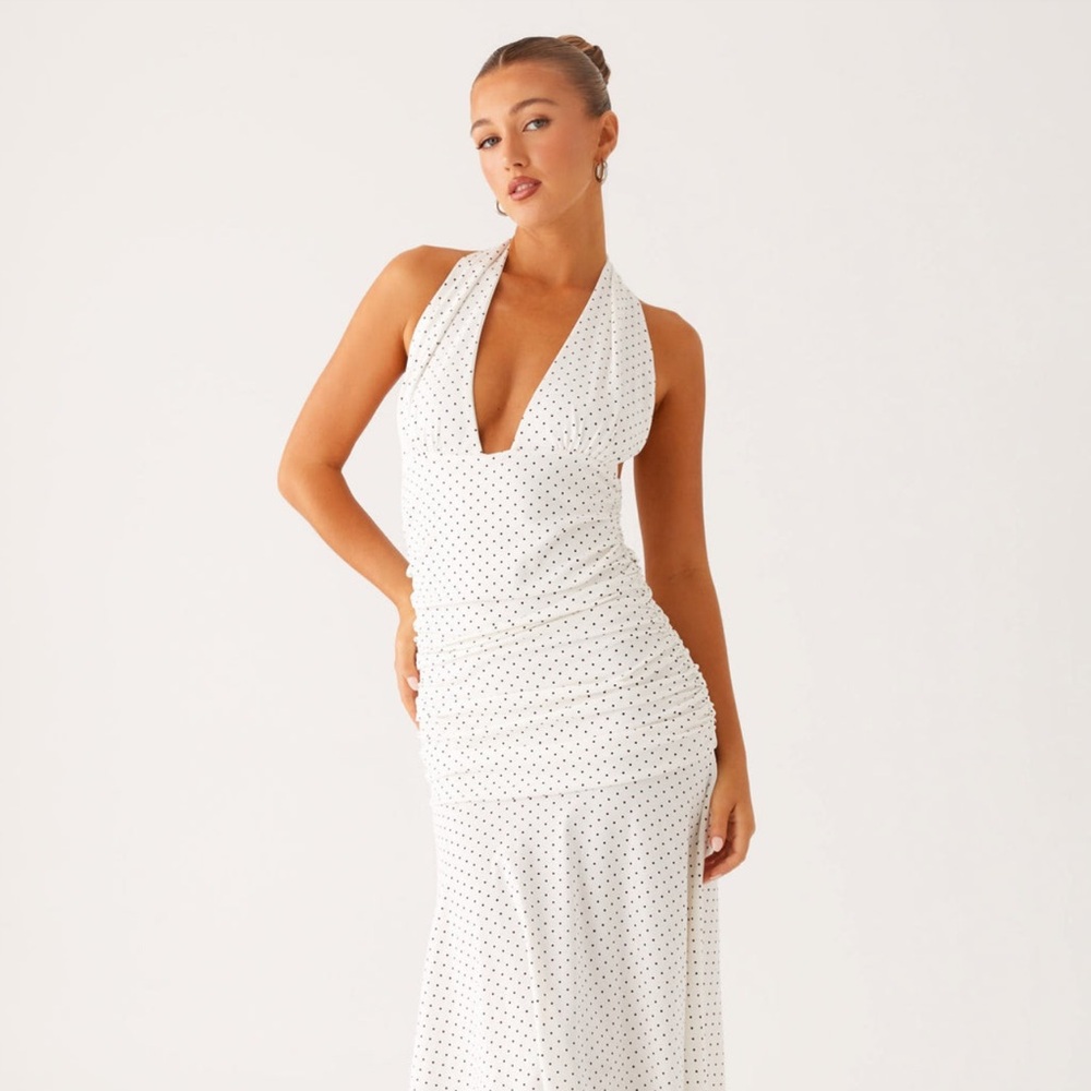 Peppermayo Grettana Halter Neck Midi Dress